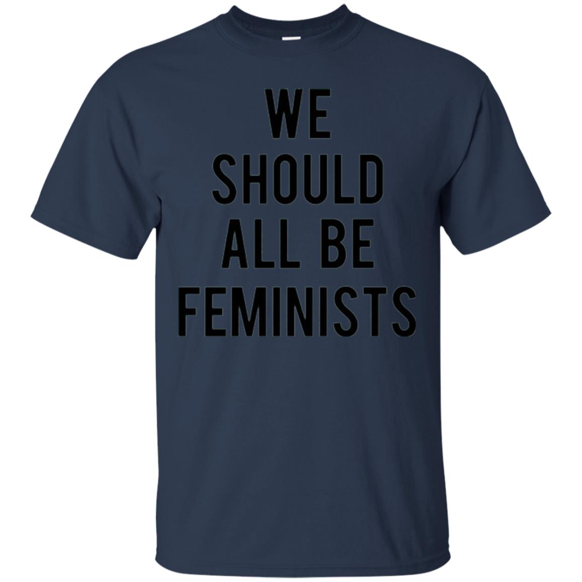 Human_s Right T-shirt We Should All Be Feminists Navy