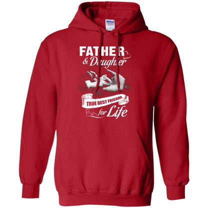 Father And Daughter True Best Friends For Life Family Shirt Red