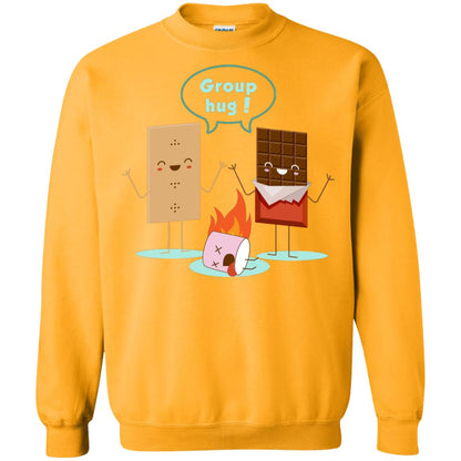 Funny Smores Chocolate Marshmallow Hiking Camping T-shirt Gold