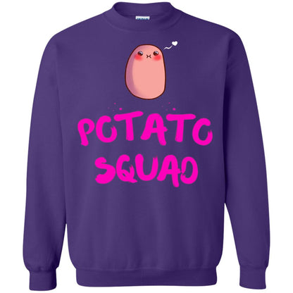 Cute Potato Squad T-shirt I Love Potato Purple