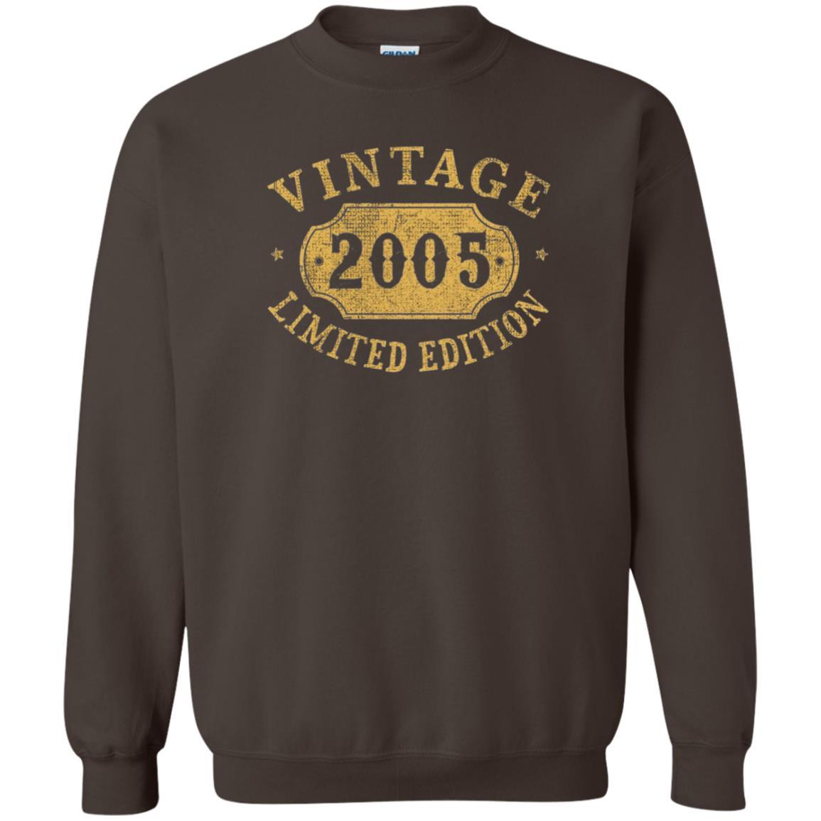 Brithday T-shirt Vintage 2005 Limited Edition Dark Chocolate