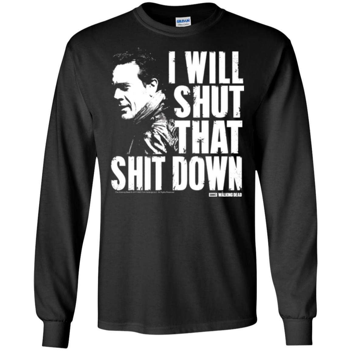 Film T-shirt I Shut That Shit Down Black