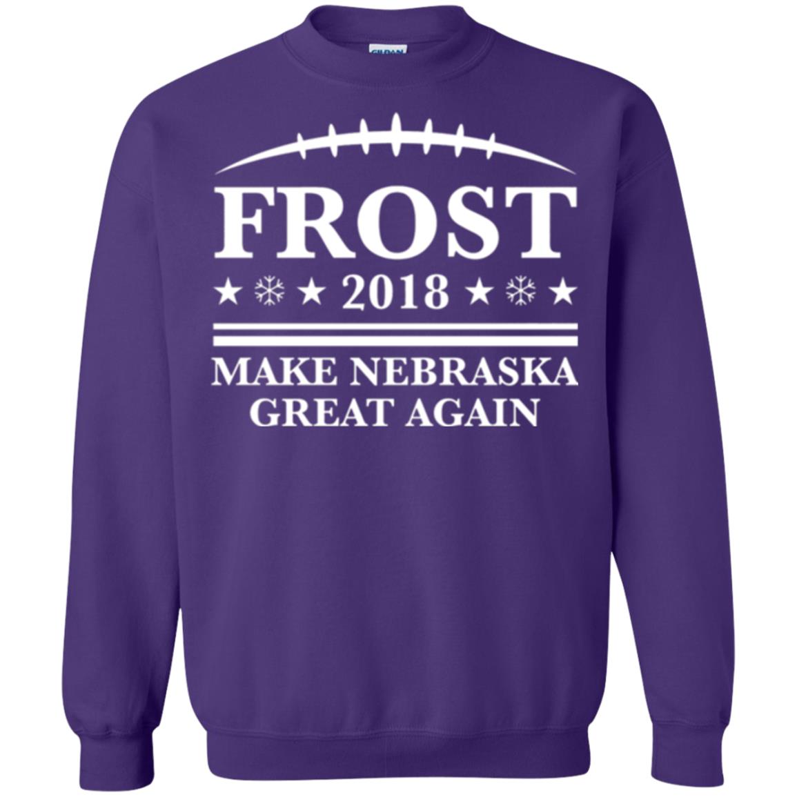 Frost 2018 T-shirt Make Nebraska Great Again Purple