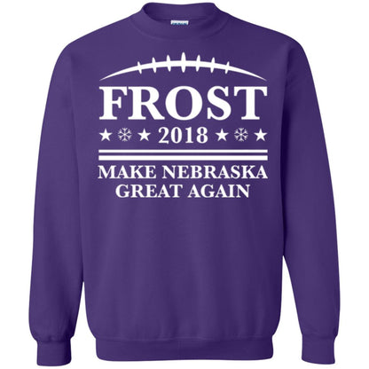 Frost 2018 T-shirt Make Nebraska Great Again Purple