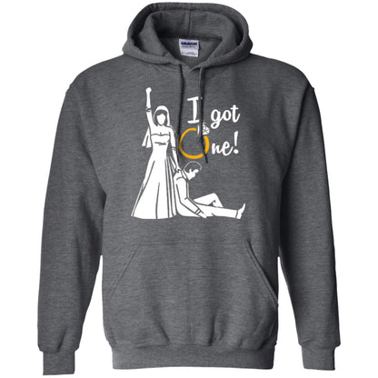 Just Married T-shirt I Got One - Funny Gift For Bride Dark Heather
