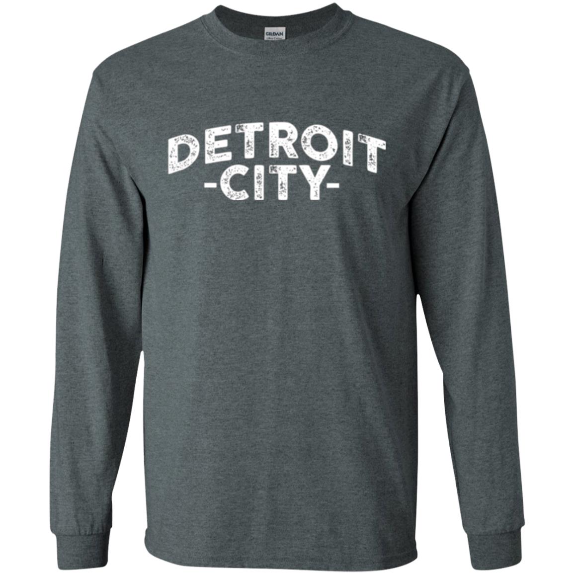 Detroit Michigan T-shirt Dark Heather
