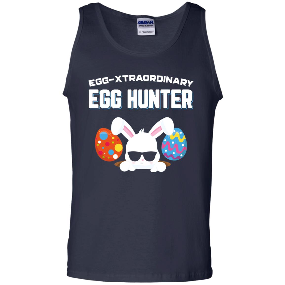 Egg-xtraordinary Egg Hunter Easter Shirt Navy