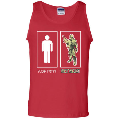 Your Man My Man Military Shirt Red