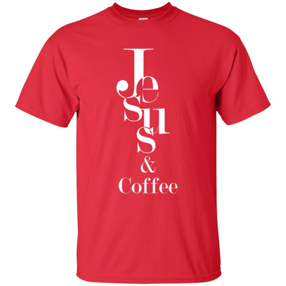 Merry Christas T-shirt Jesus And Coffee Red