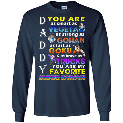 You Are As Smart As Vegeta Daddy T-shirt Navy