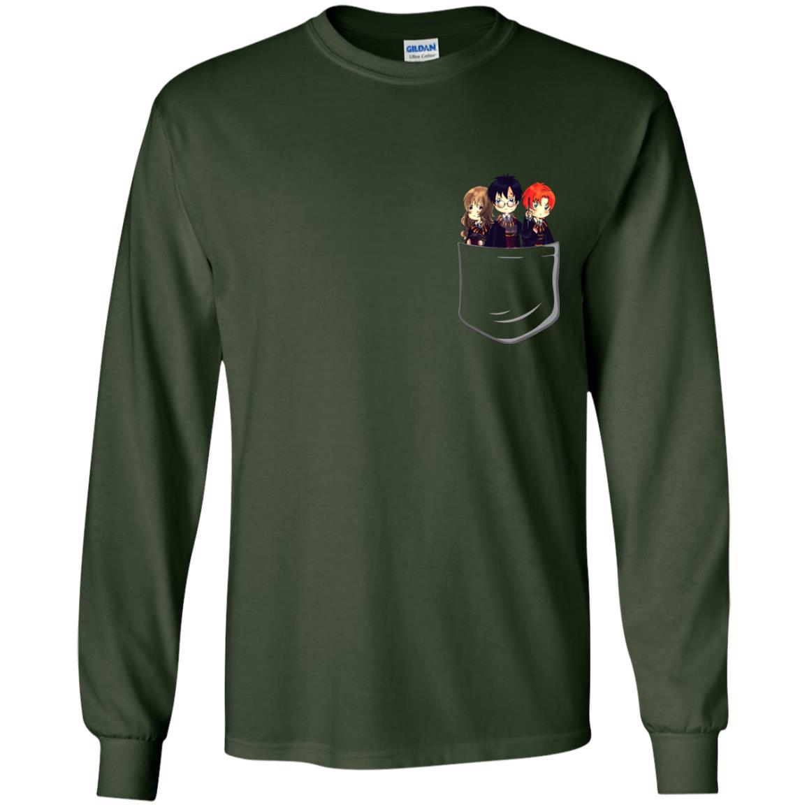 Harry Potter Pocket Movie Lover T-shirt Forest Green