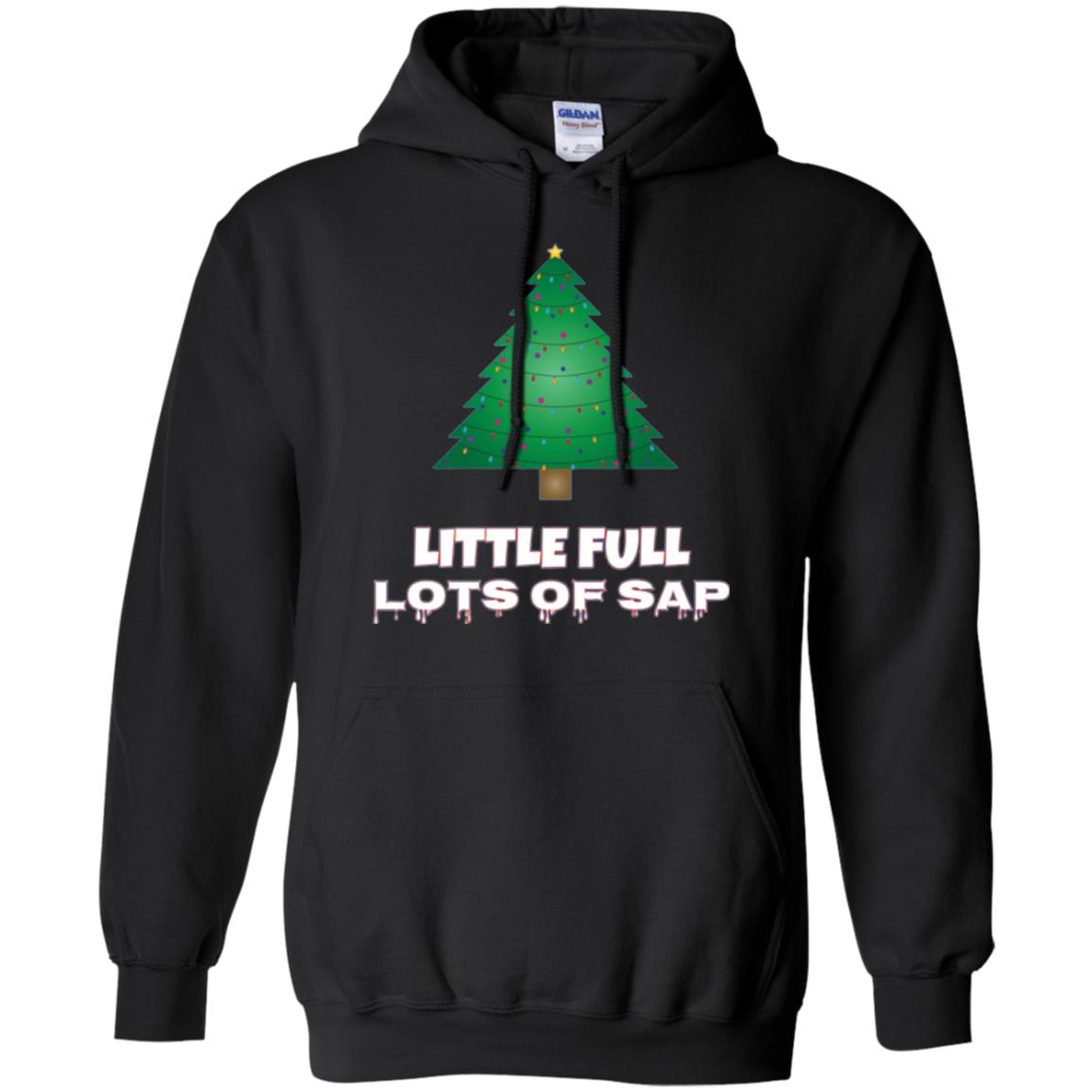 Christmas T-shirt Little Full Lots Of Sap Black