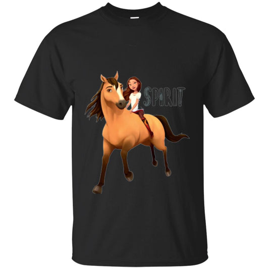 Horse Lover T-shirt Spirit Black