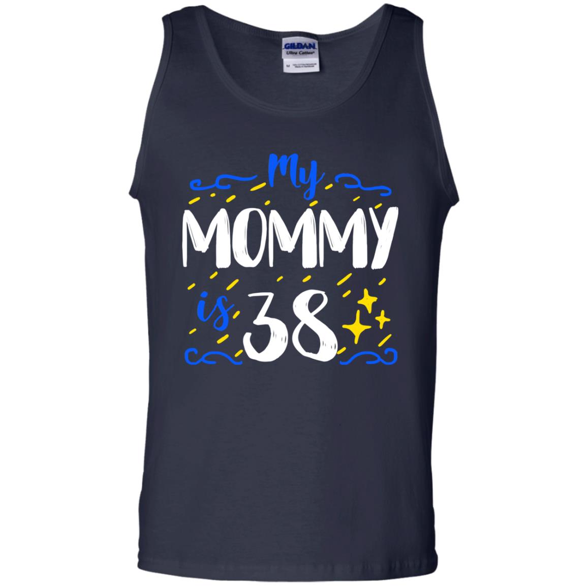 My Mommy Is 38 38th Birthday Mommy Shirt For Sons Or Daughters Navy