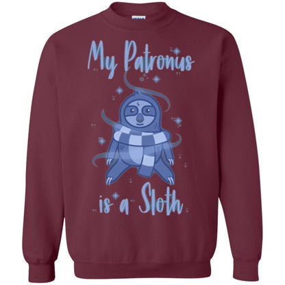 Film T-shirt My Patronus Is A Sloth T-shirt Maroon