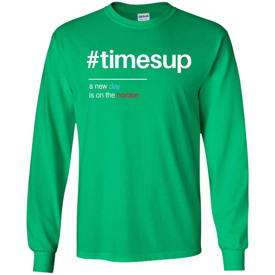 Women_s Right T-shirt Hash Tag Times Up Irish Green