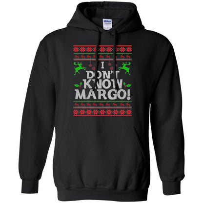 Christmas T-shirt I Don't Know Margo Black