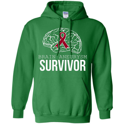 Brain Aneurysm Survivor T-shirt Irish Green