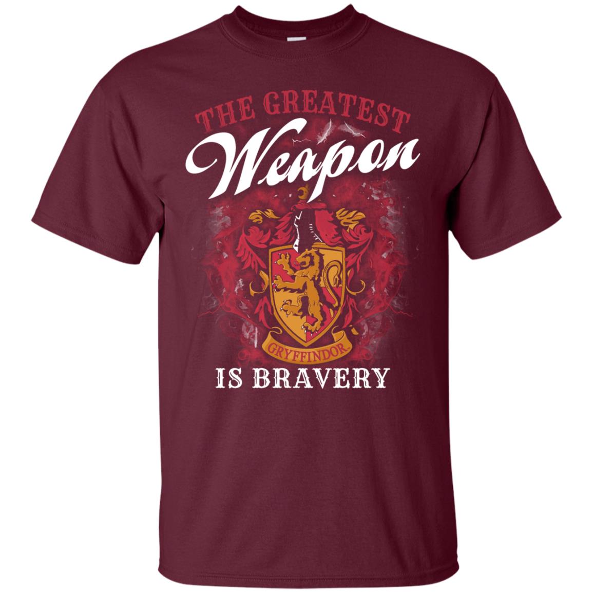 The Greatest Weapon Is Bravery Harry Potter Fan T-shirtG200 Gildan Ultra Cotton T-Shirt