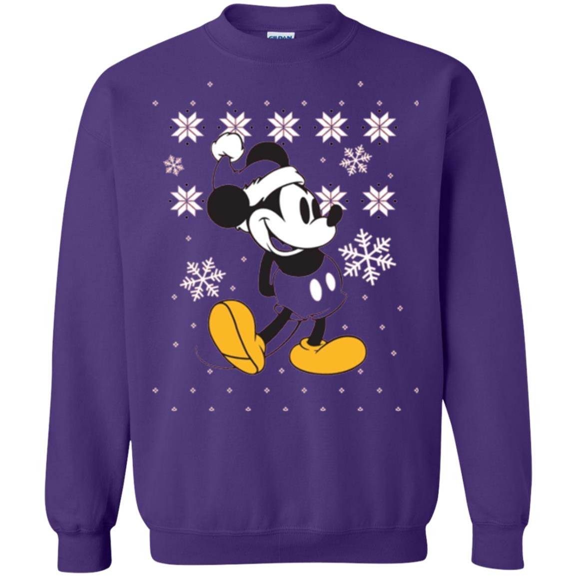 Christmas T-shirt Disney Mickey Mouse Purple
