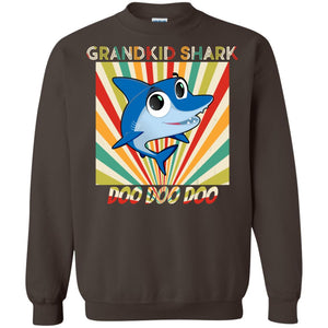 Grandkids Shark Doo Doo Doo Family Shark Gift ShirtG180 Gildan Crewneck Pullover Sweatshirt 8 oz.