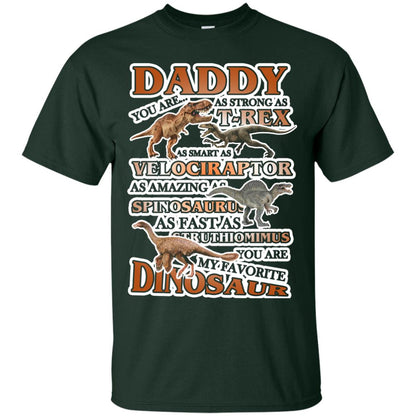 Daddy You Are My Favorite Dinosaur Shirt For Kids Forest