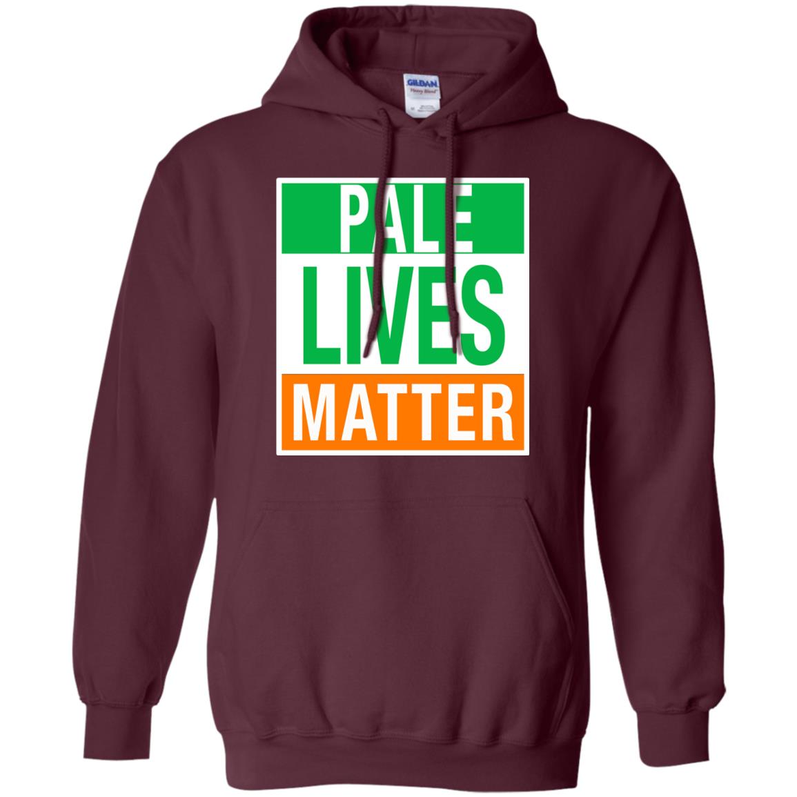Saint Patrick_s Day T-shirt Pale Lives Matter Maroon