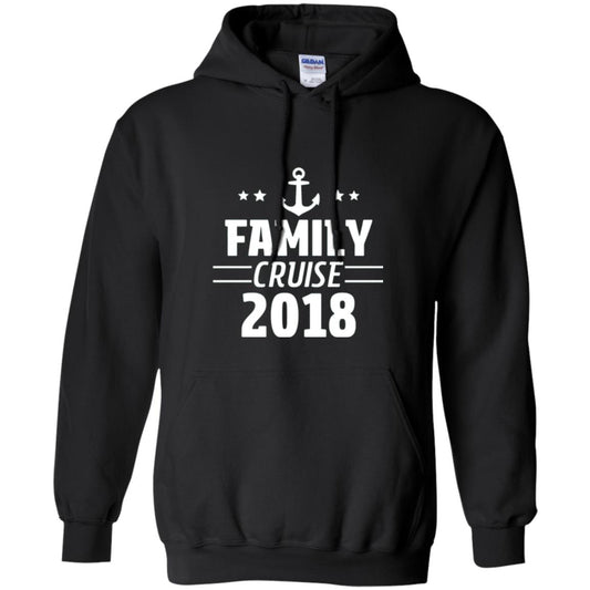 Family Cruise Vacation 2018 T-shirt Black