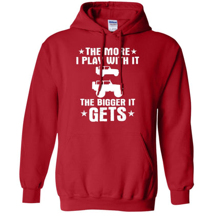 Jeep Lovers T-shirt The More I Play With It The Bigger It Get Red