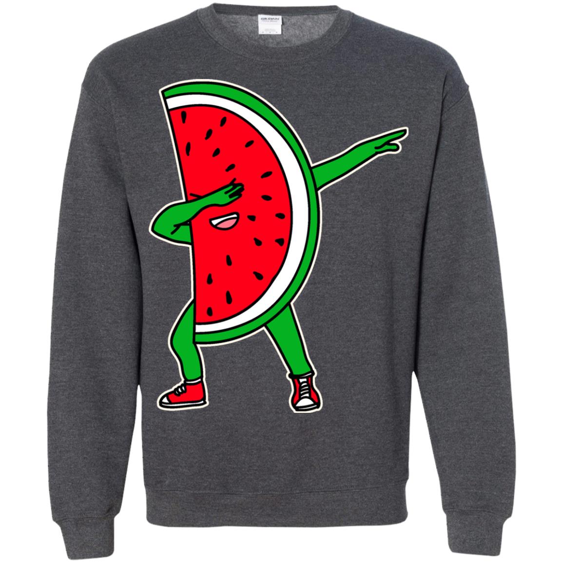 Dabbing Watermelon Shirt Dark Heather
