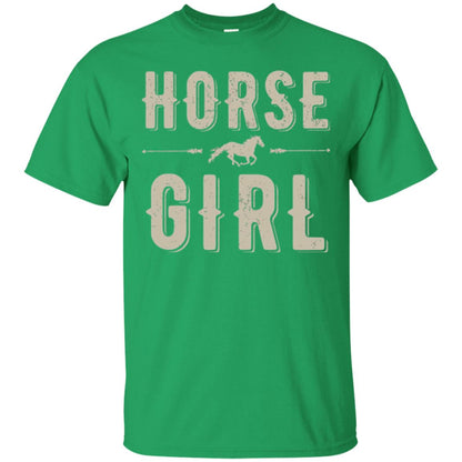 Horse Girl T-shirt Irish Green