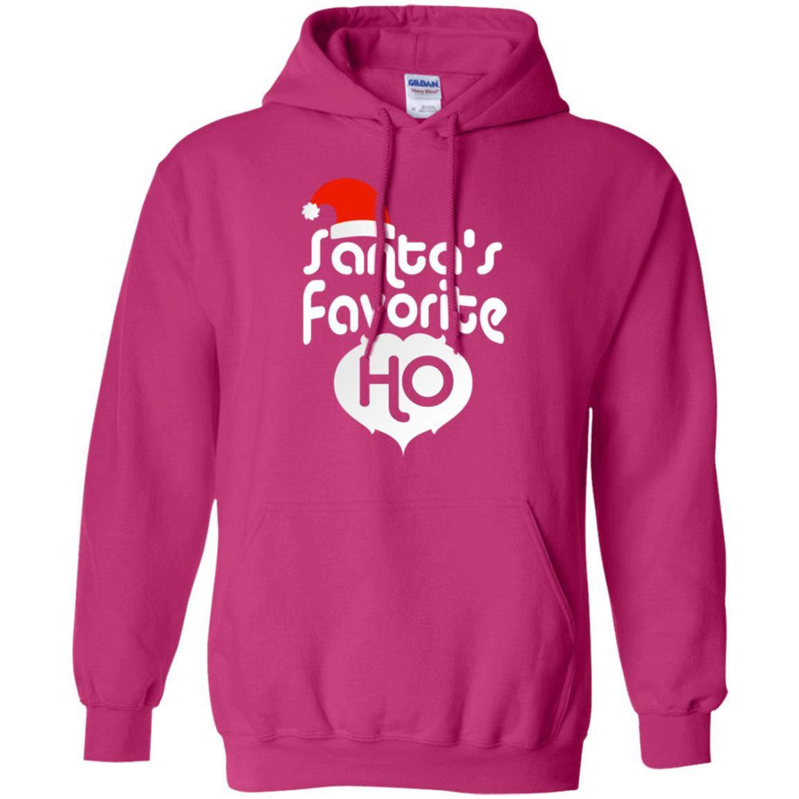 Christmas T-shirt Santa's Favorite Ho Heliconia