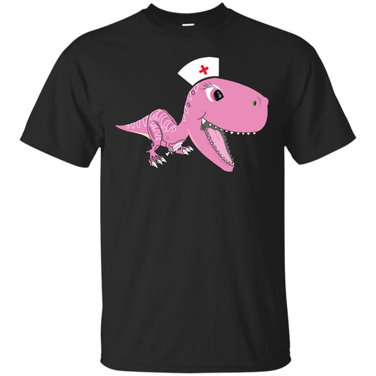 Dinosau-nurse Dinosaurus Nursing Shirt Black