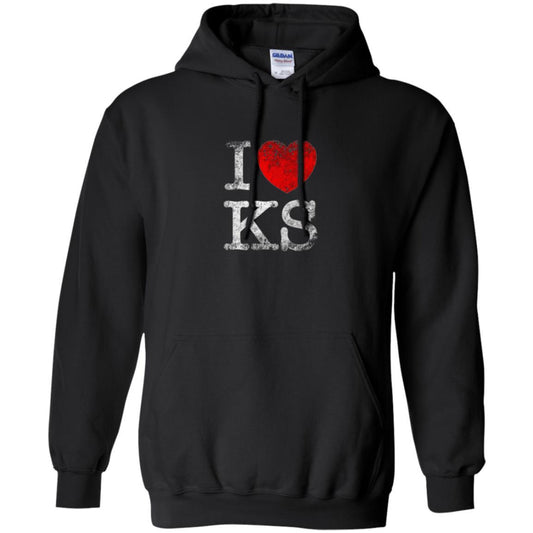 I Love Kansas T-shirt Black