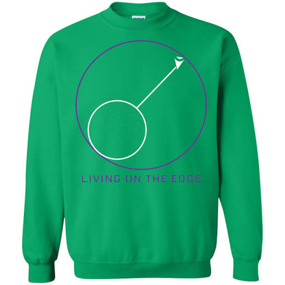 Gamer T-shirt Living On The Edge Run From The Storm Irish Green