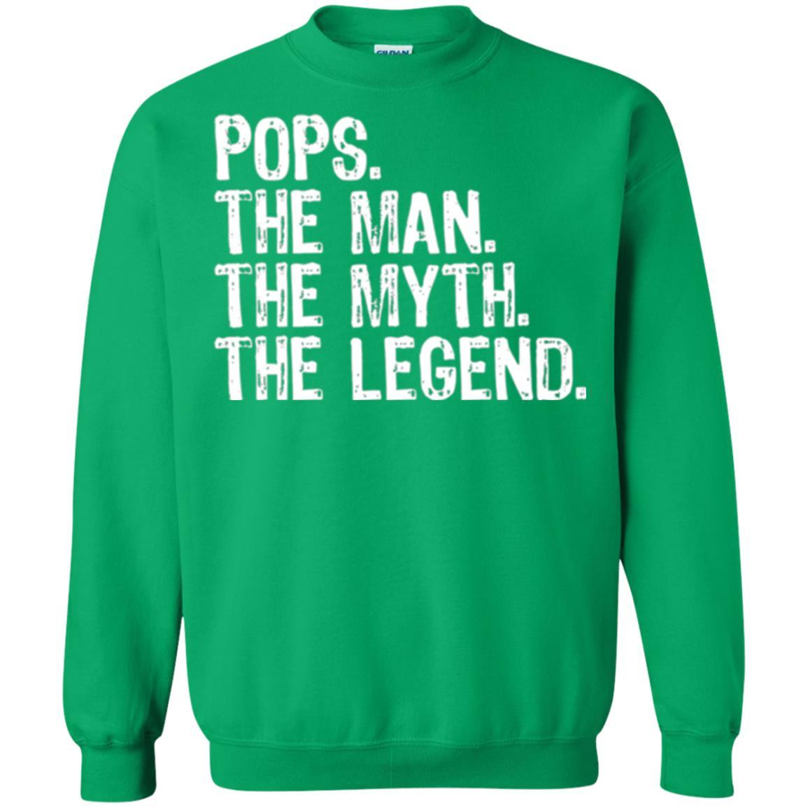 Daddy T-shirt Pops The Man The Myth The Legend Irish Green