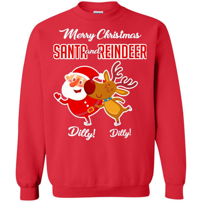 Christmas T-shirt Merry Christmas Dilly Dilly Red