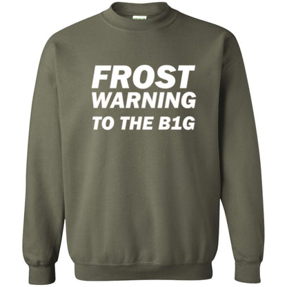 Frost Warning Nebraska T-shirt Military Green