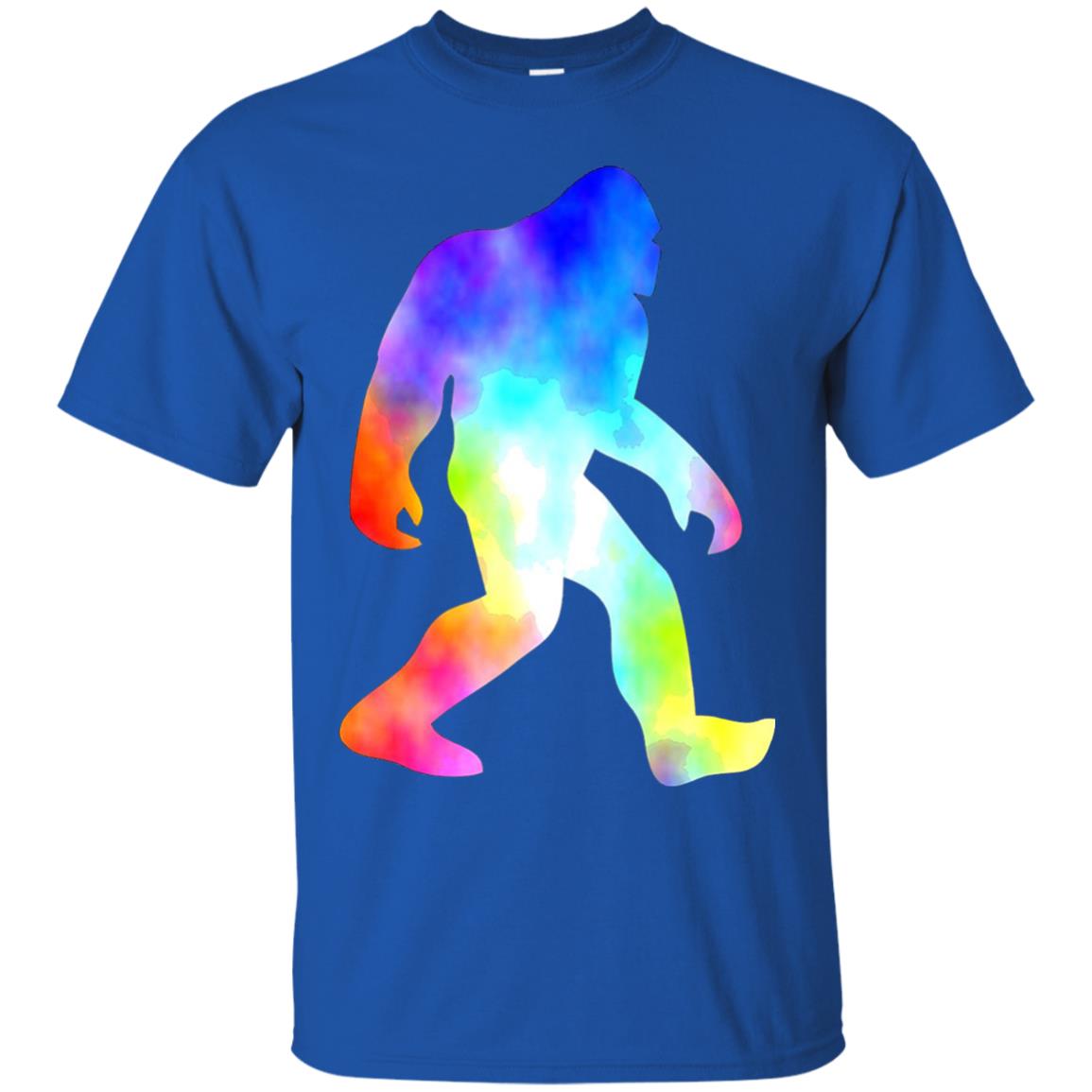 Bigfoot Sasquatch Neon T-shirt Royal