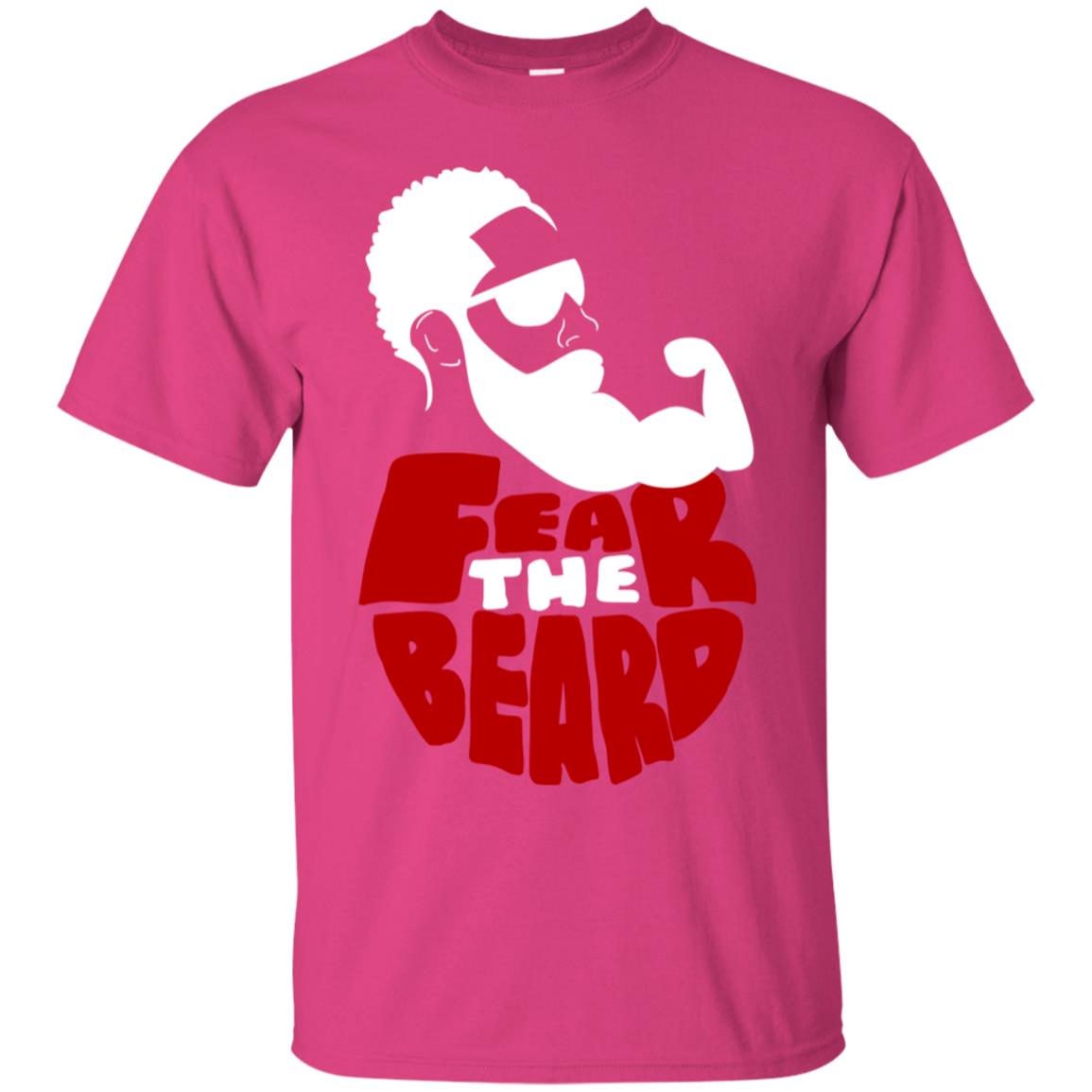 Fear The Beard No Shave November Gift Shirt For Mens Heliconia