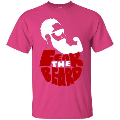 Fear The Beard No Shave November Gift Shirt For Mens Heliconia