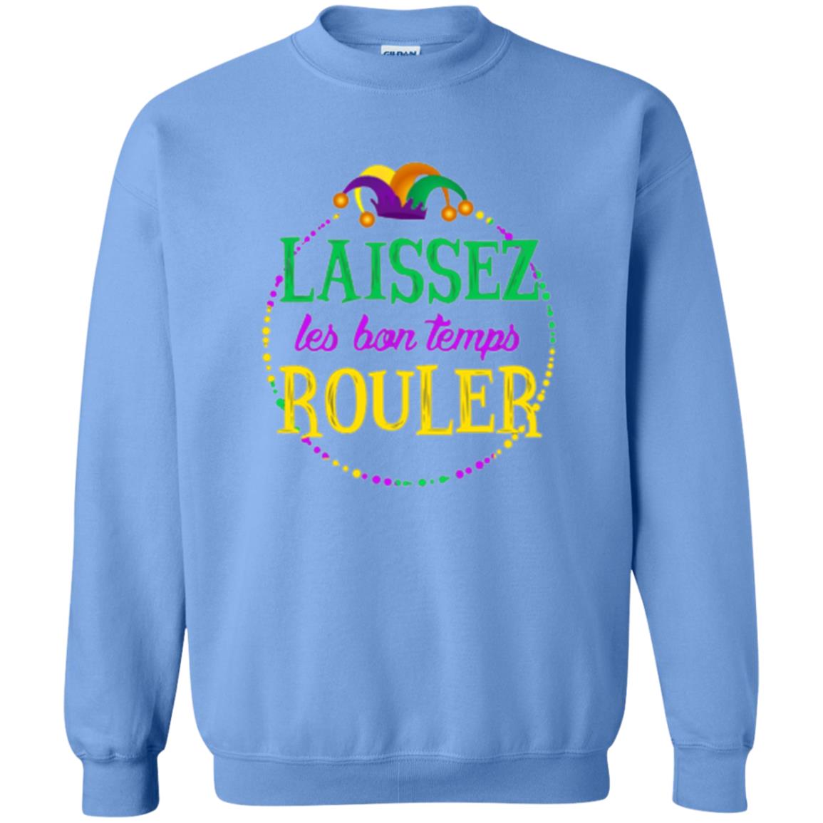 Mardi Gras T-shirt Laissez Les Bon Temps Rouler Carolina Blue