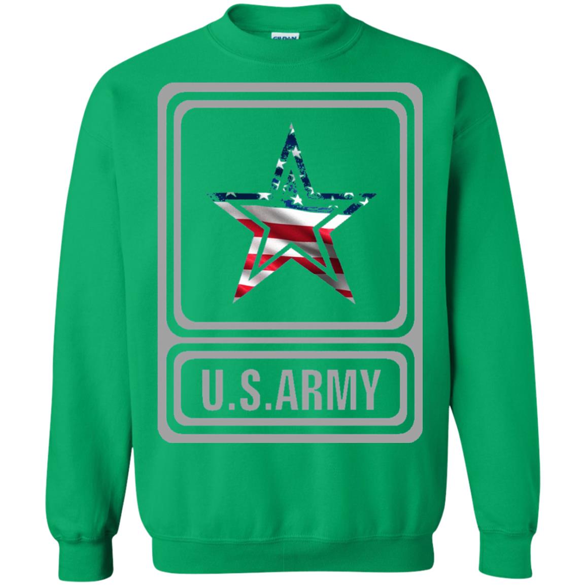 United States Army Original Us Flag T-shirt Irish Green