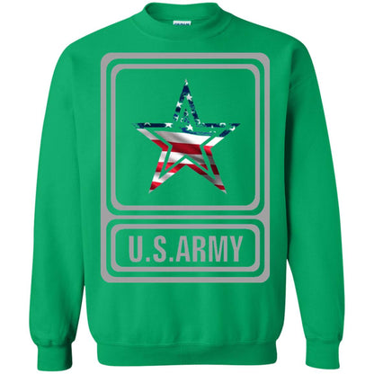 United States Army Original Us Flag T-shirt Irish Green