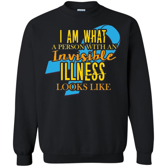 Autism T-shirt I Am What A Person With An Invinsible Illness Looks Like Black