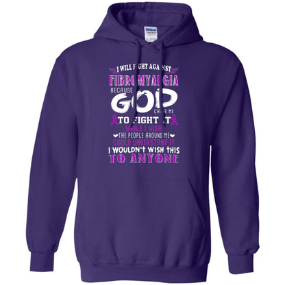 Fibromyalgia Awareness Shirt I Will Fight Against Fibromyalgia Purple