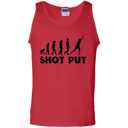 Funny Shot Put Evolution T-shirt Red