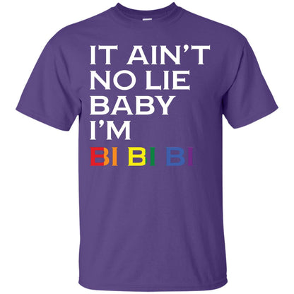 It Ain_t No Lie Baby I_m Bi Bi Bi Lgbt Pride Month 2018 Shirt For Bisexual Purple