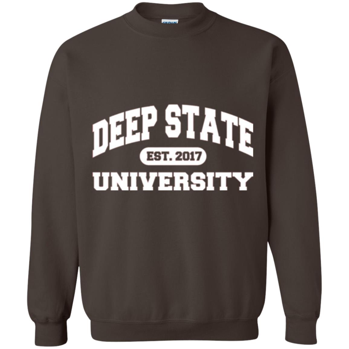 Deep State University T-shirt Dark Chocolate