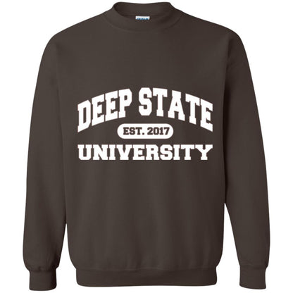 Deep State University T-shirt Dark Chocolate